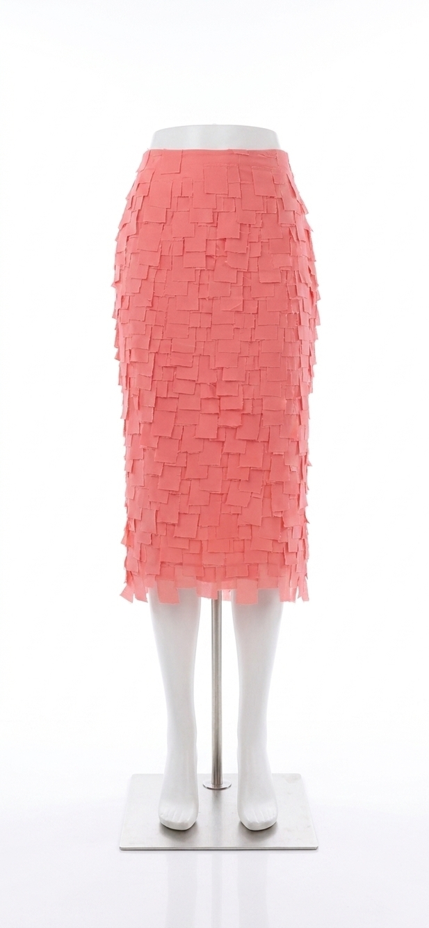 NEW TRINA TURK dita skirt in peach